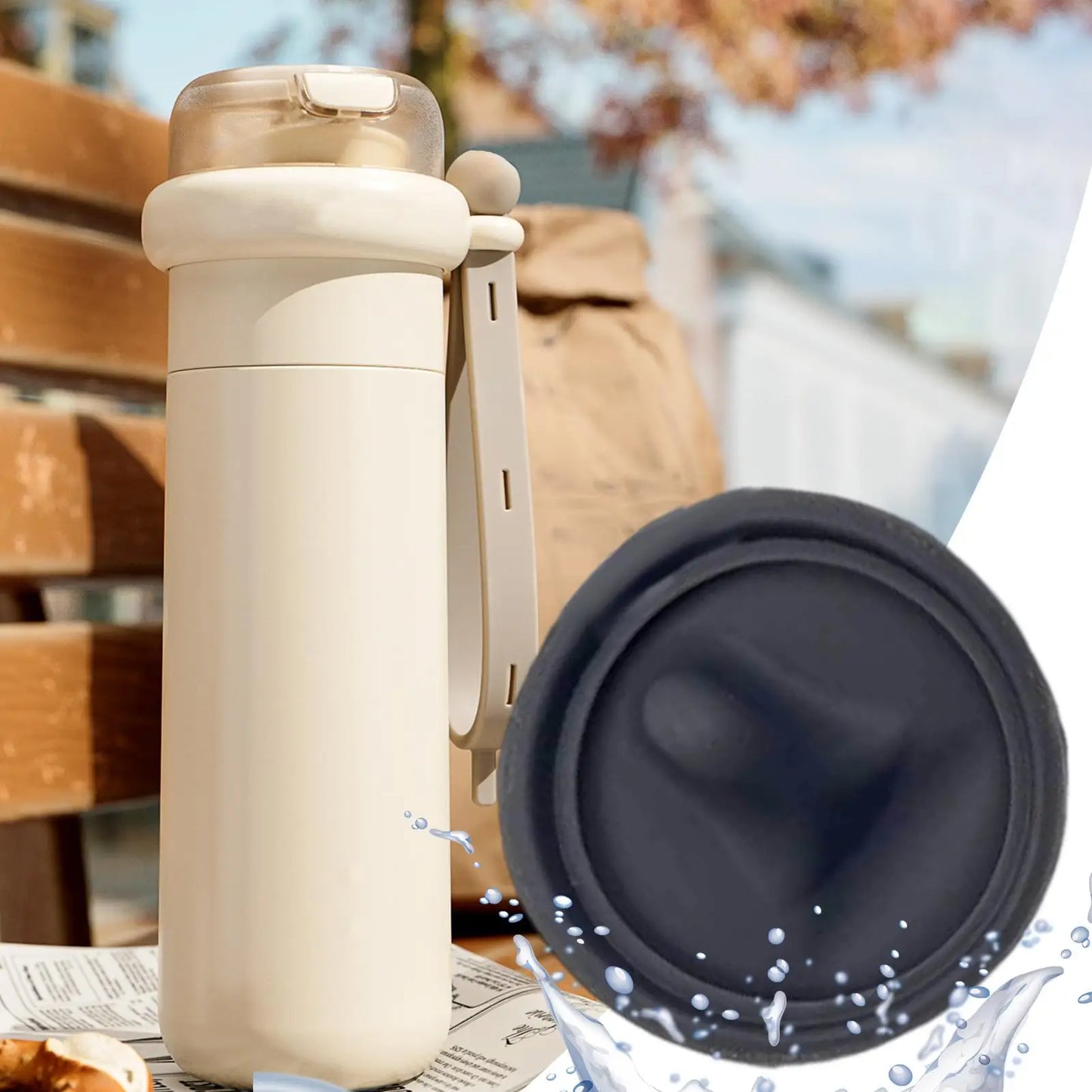 Silicone Water Bottle Leak Stopper | Spill-Proof Tumbler Seal
