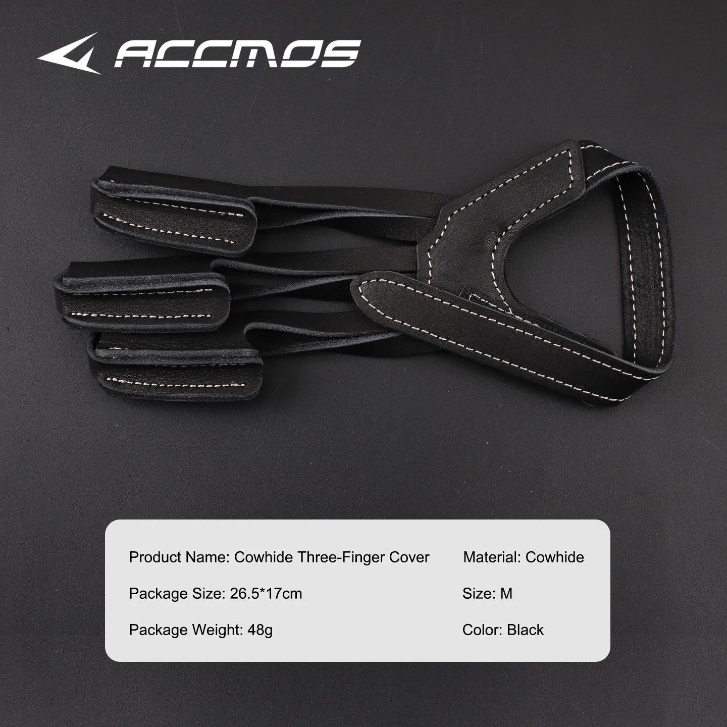 Three-finger Finger Guard Leather Protection Glove Archery Equipment