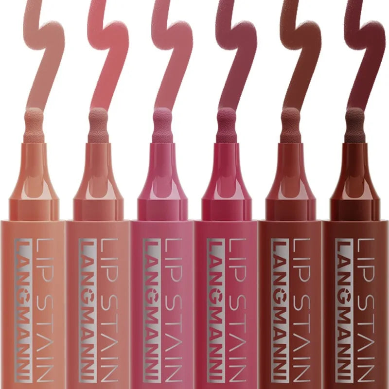 Matte Liquid Lip Liner Pencil – Waterproof 6-Color Lipliner