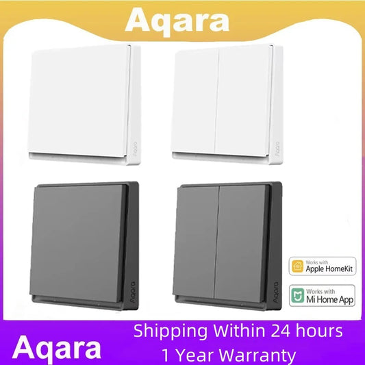 Aqara E1 Smart Wall Switch Zigbee 3.0 Wireless Key Light Switch Fire Wire With/No Neutral For Xiaomi Home Homekt APP Peaceful Pleasures Health and Wellness