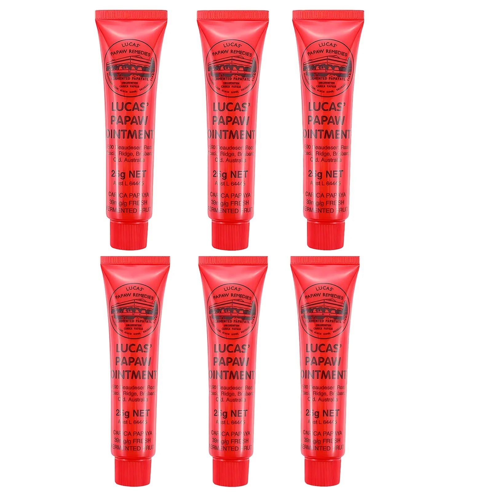 Papaw Ointment Multifunctional Lip Balm – 25g Peaceful Pleasures Health and Wellness 6PCS