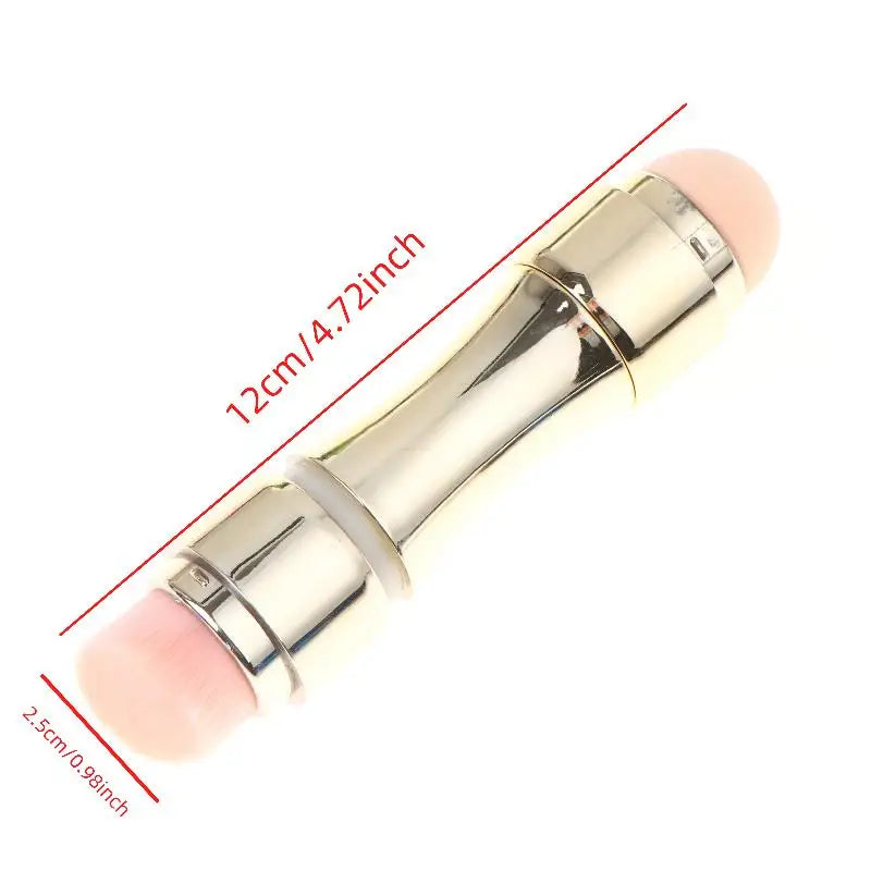 4 In 1 Makeup Brush Eyeshadow Eye Lip Face Concealing Blush Foundation Brush All In One Retractable Travel Size Makeup Brush Peaceful Pleasures Health and Wellness