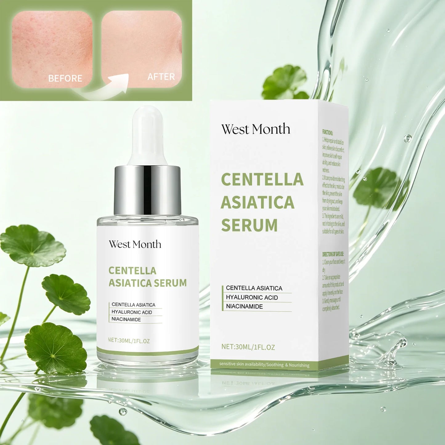Centella Asiatica Serum – Soothing, Brightening & Hydrating