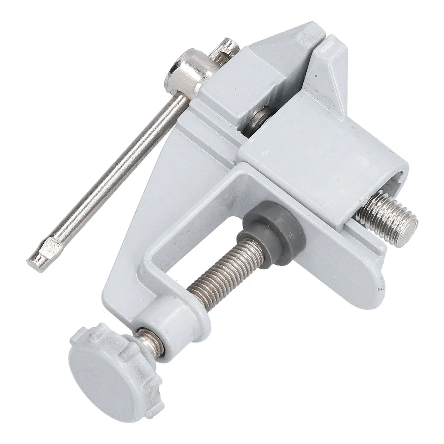 Table Vise Professional Mini Vise Multifunctional Aluminum Alloy for Garden for Woodworking for Courtyard Peaceful Pleasures Health and Wellness