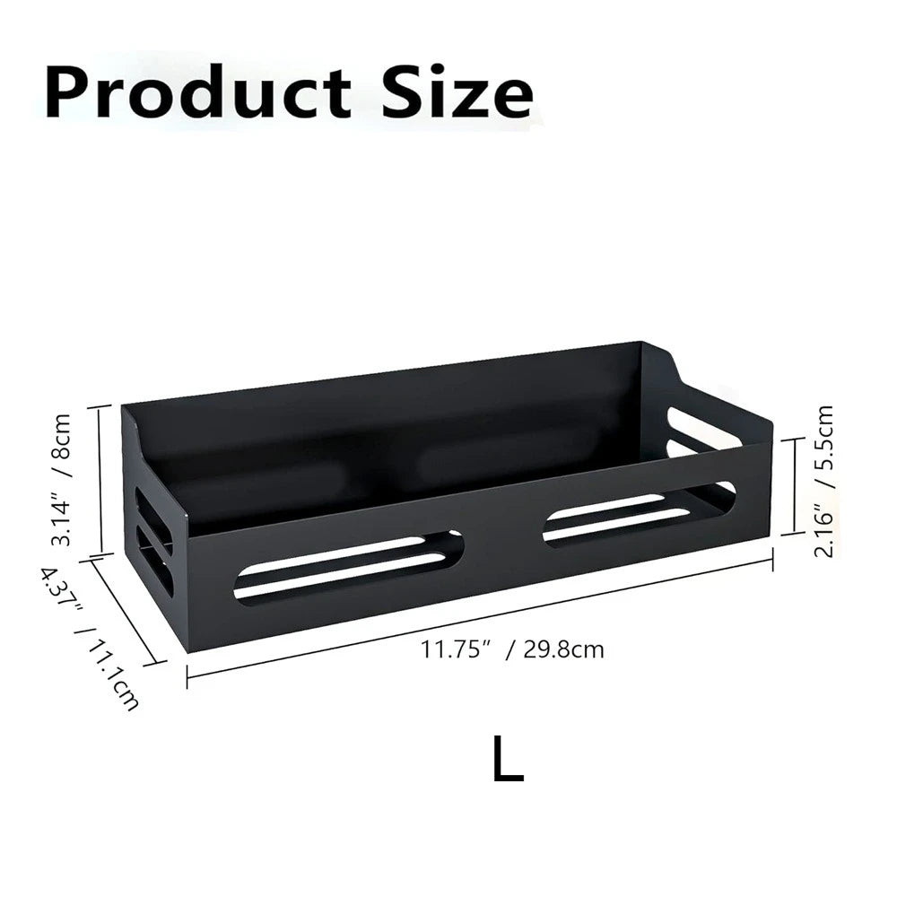 Magnetic Fridge Side Storage Rack – No-Drill Kitchen Shelf