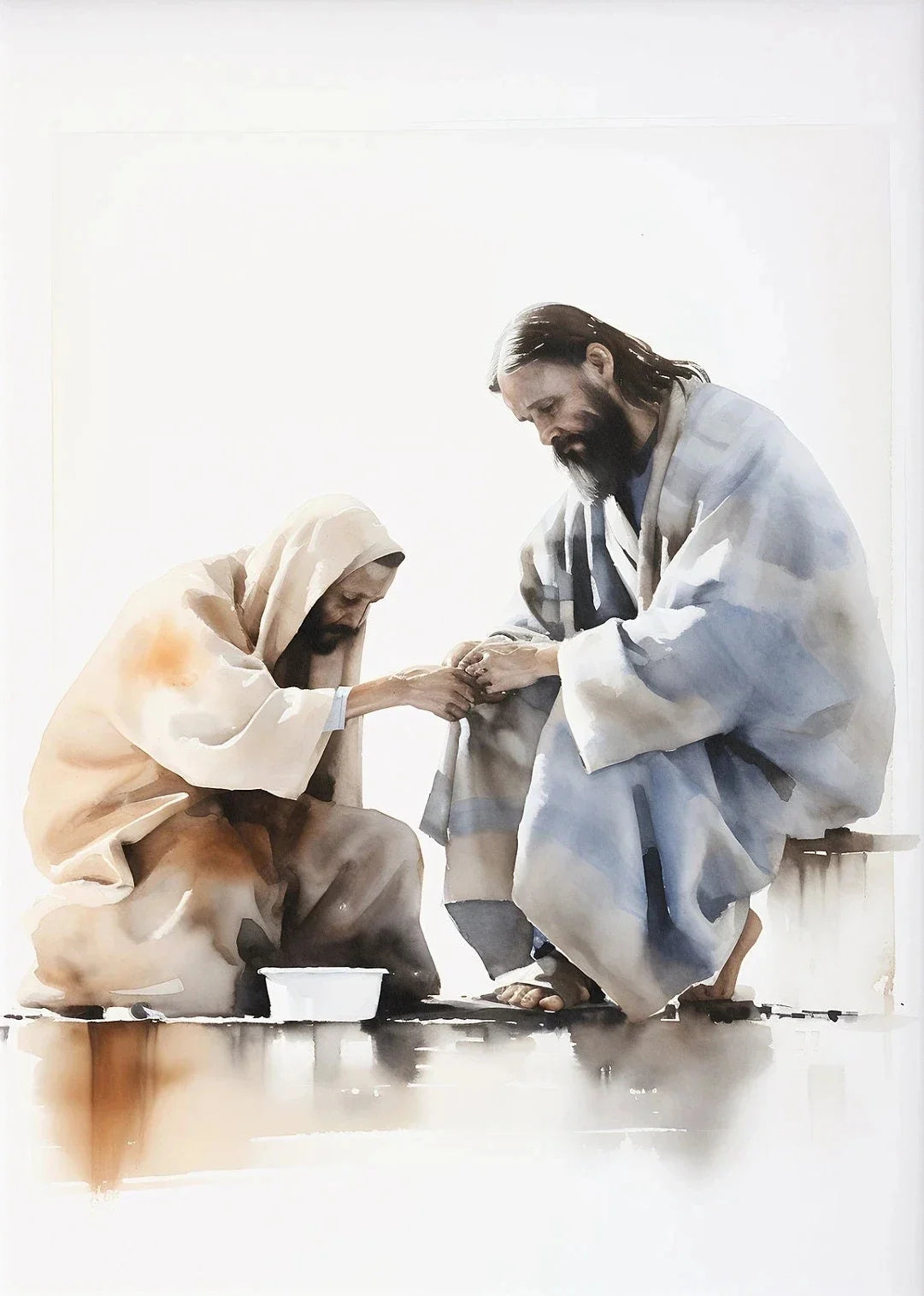 Jesus Walking on Water Canvas Wall Art | Biblical Home Decor