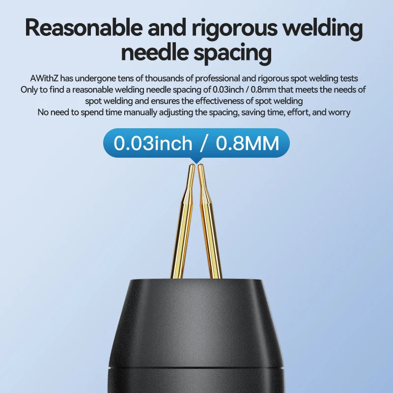 Portable Handheld Spot Welder | 11-Level DIY Battery Welding