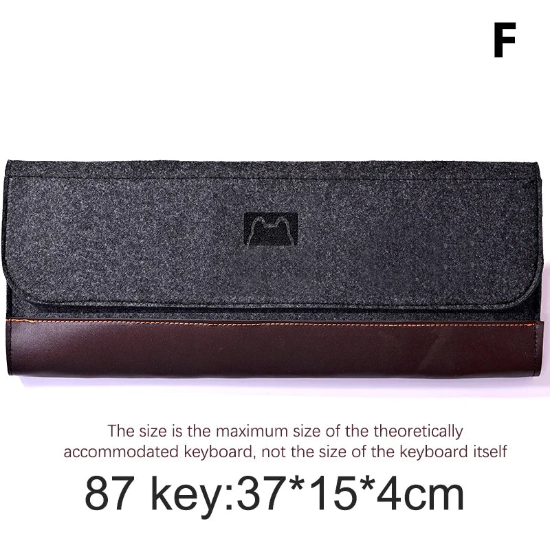 PU Felt Keyboard Carrying Case Bag | Dustproof Storage