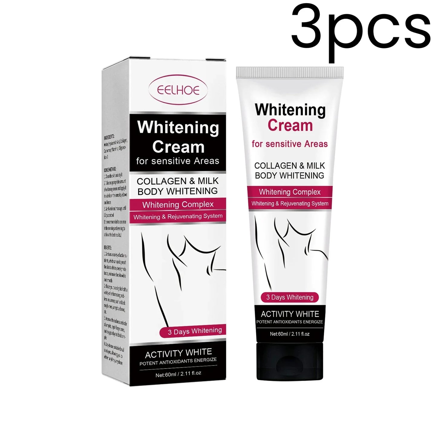 EELHOE Underarm Brightening Cream – Dark Armpit Repair 60ml