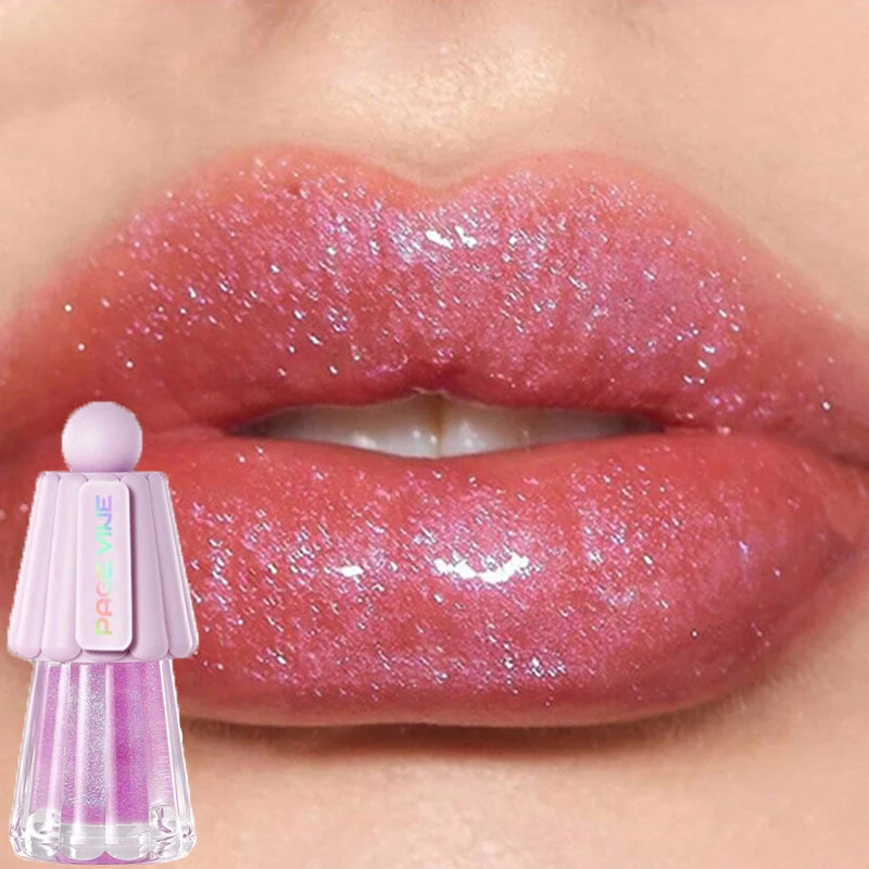 Crystal Jelly Lip Oil – Clear Hydrating Glass Lip Gloss