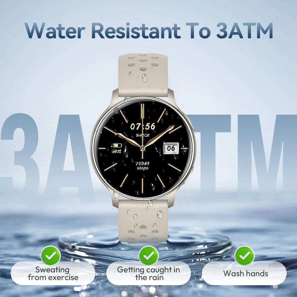 HT43 Smart Watch – GPS AMOLED Bluetooth 3ATM 450mAh Battery