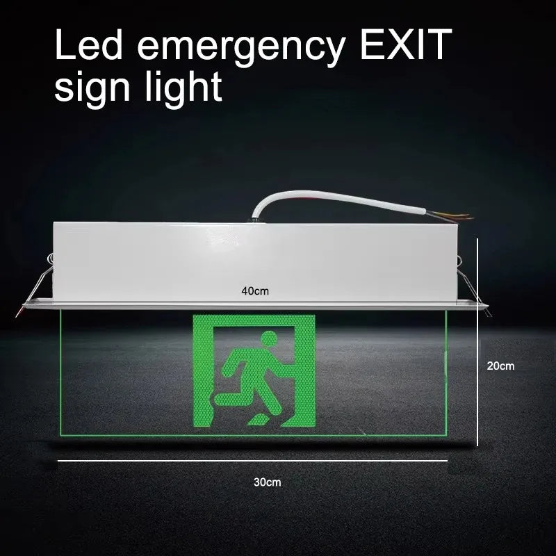 SHINEKNOT Ceiling Emergency Exit Light | LED AC 85-265V
