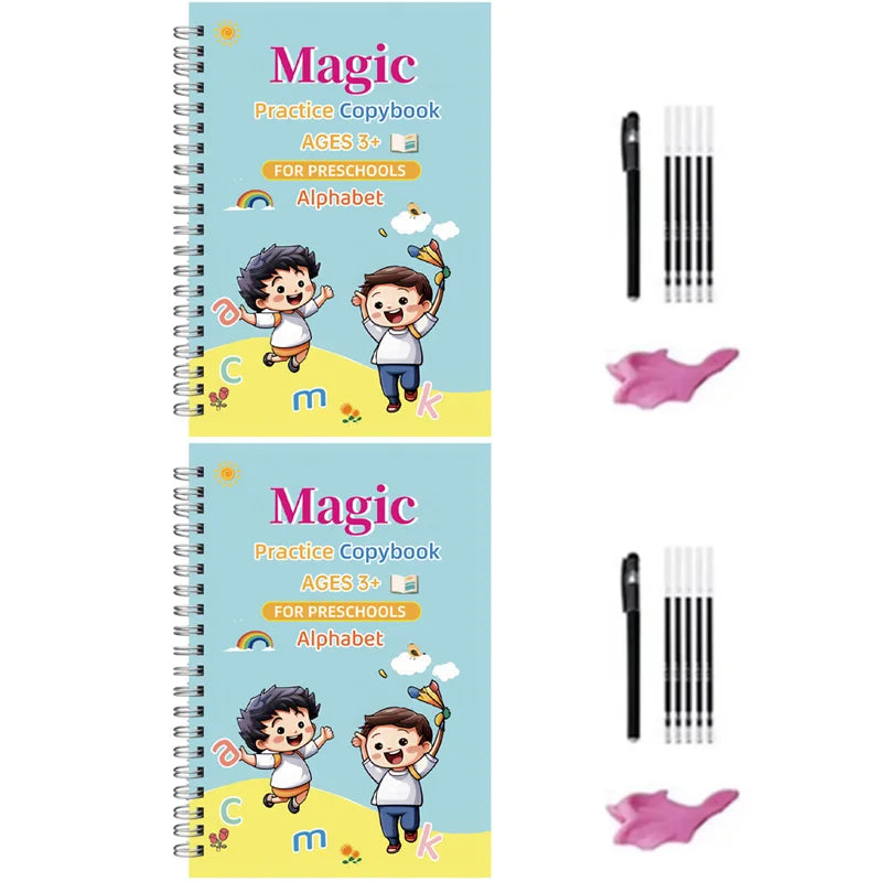 Sank Magic Practice Copybook Pen Preschools Kids Calligraphy English