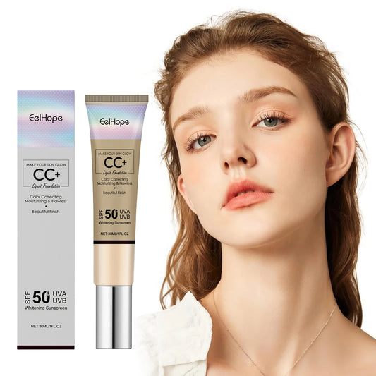 Cc Cream Foundation Smoothing Covering Oil Control Lightweight Moisturizing Brightening Sunscreen Liquid Foundation Skin Care Peaceful Pleasures Health and Wellness