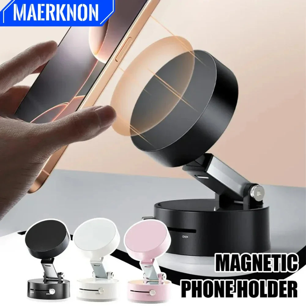 Magnetic Suction Cup Phone Holder – Universal Lazy Stand