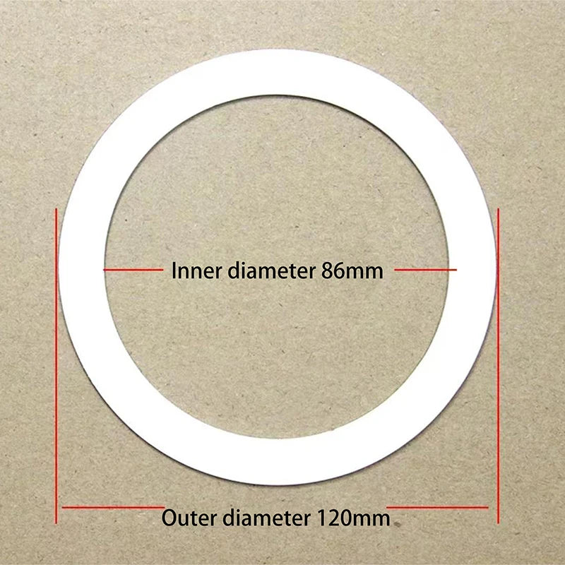 LED Spotlight Downlight O Rings White Lampshade Ring Adapter Concealed Spacers Shims Washer Light Stand Extension Gasket Peaceful Pleasures Health and Wellness A7