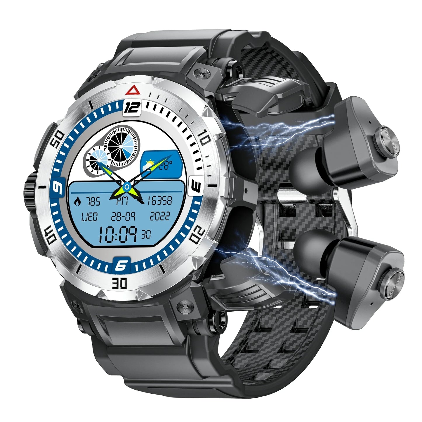 MINGCC GT100 PRO 2-in-1 TWS Smartwatch NFC & Bluetooth