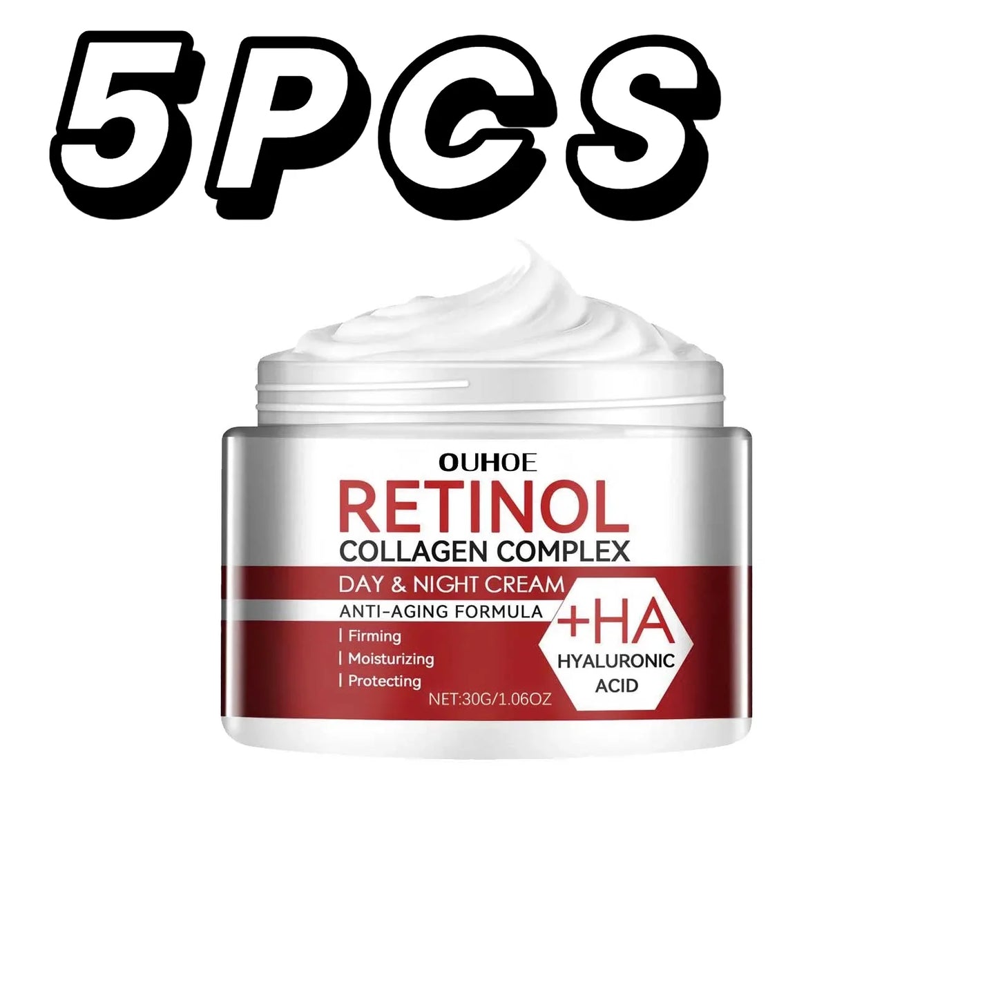Hoygi Retinol Face Cream – Collagen & Hyaluronic Moisturizer