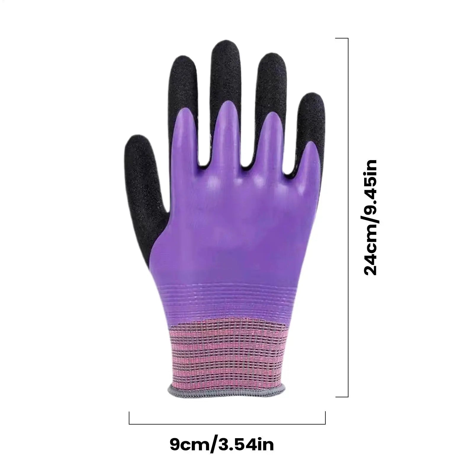 Waterproof Latex Safety Gloves, Non-Slip Elastic Work Mitts For Women Cleaning Kitchen Cooking Gardening drop shipping Peaceful Pleasures Health and Wellness