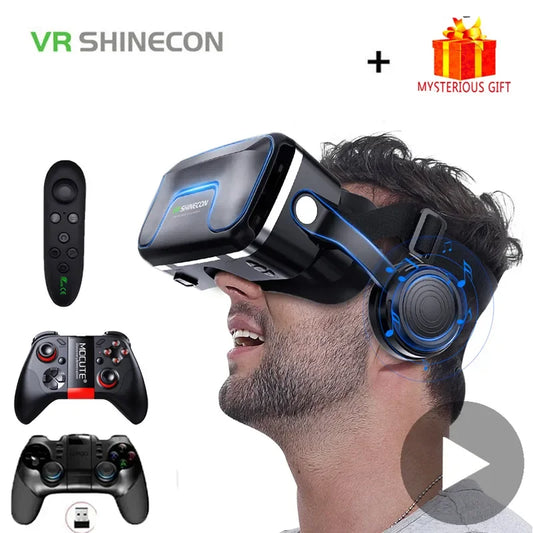 VR Shinecon 10.0 3D VR Headset Goggles for Smartphones VR Headset Goggles Oasis Select