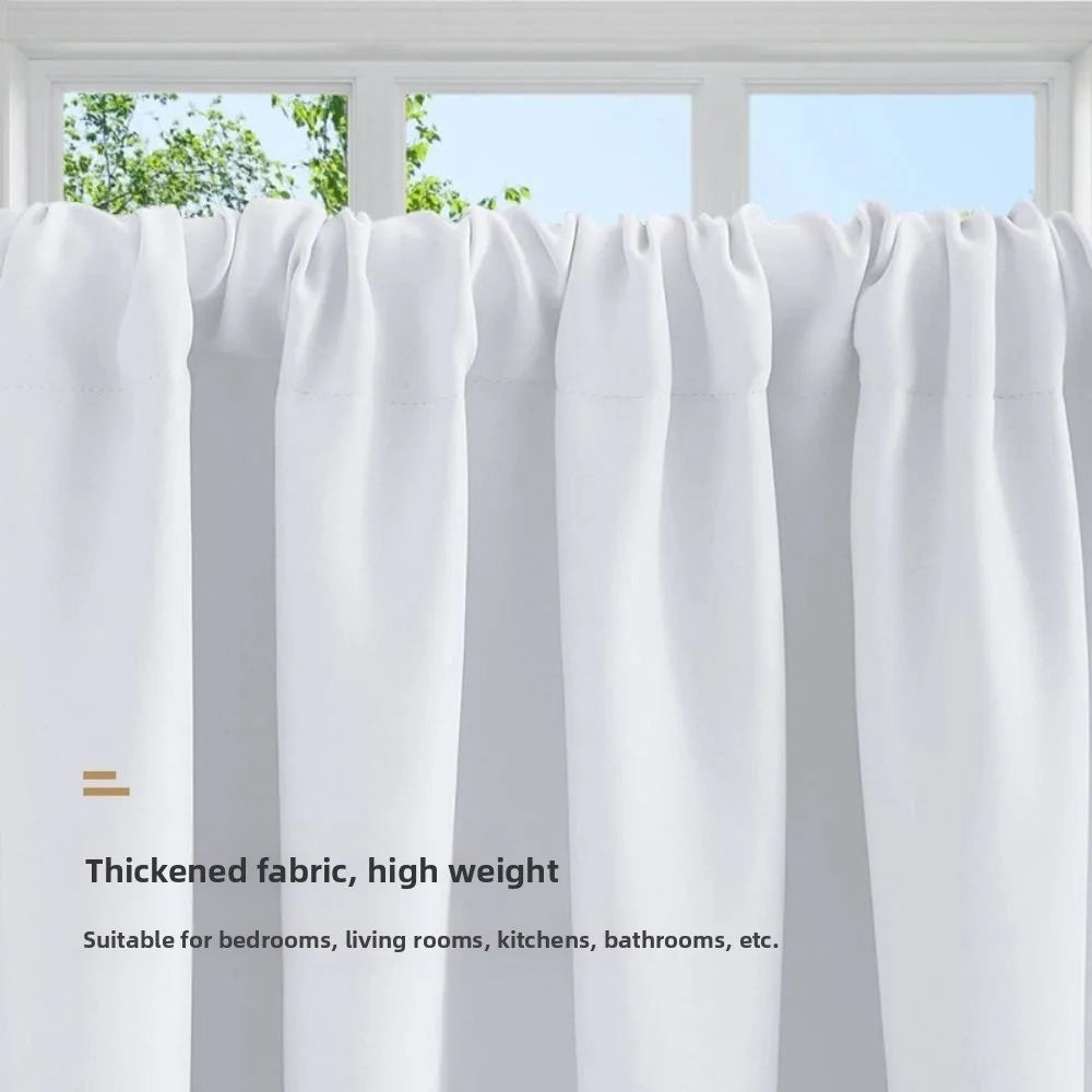 Short Tier Curtains | Half Window Panel – Light Filtering