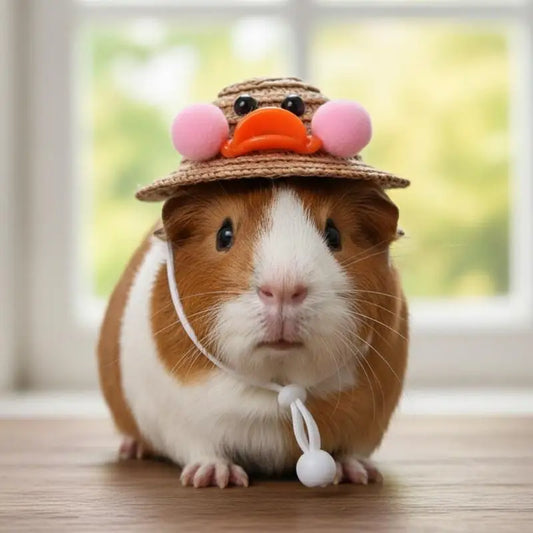 Cute Crochet Hat for Hamster, Guinea Pig & Small Pets Pet Costume Accessory Oasis Select