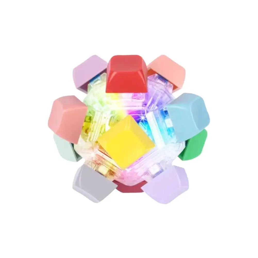 12-Key Flashing Light Keyboard Fidget Stress Reliever Toy