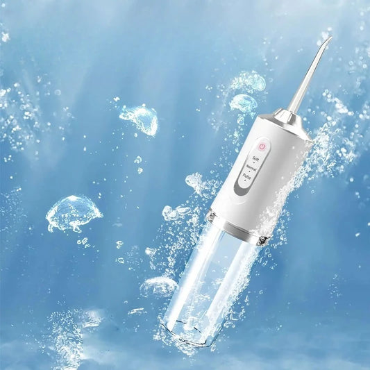 Cordless Dental Water Flosser Electric Oral Irrigator 3 Modes Waterproof Professional Tooth Cleaner Water Drill for Oral Health Peaceful Pleasures Health and Wellness
