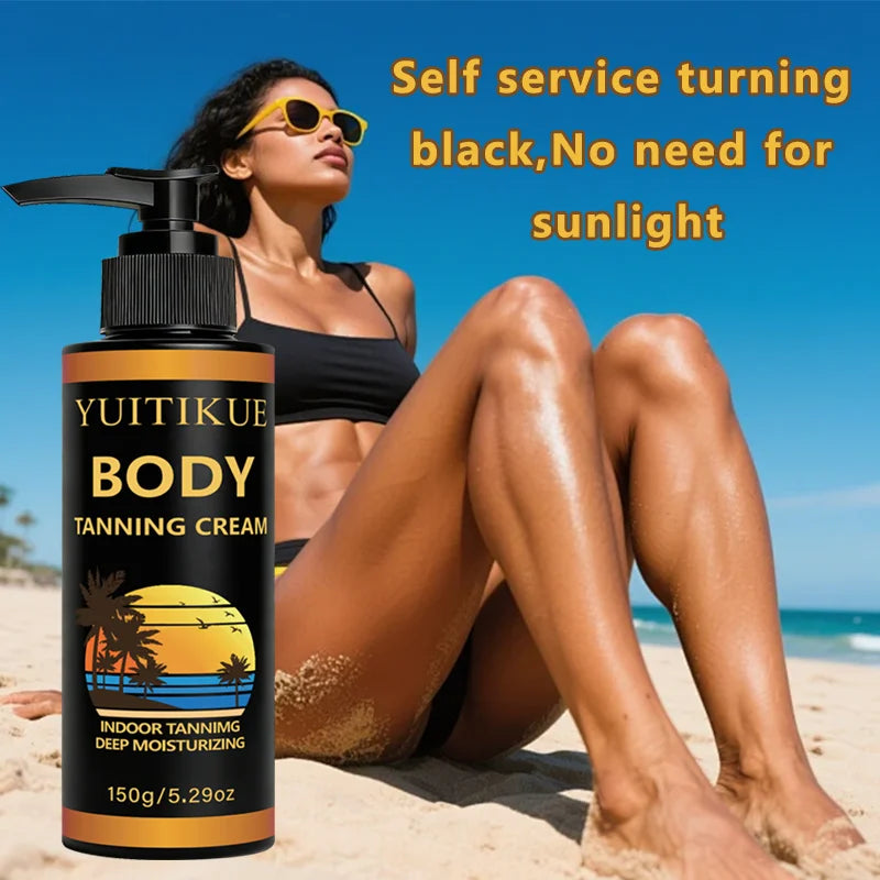 YUITIKUE Self-Tanning Lotion – Natural Dark Bronzer 150g