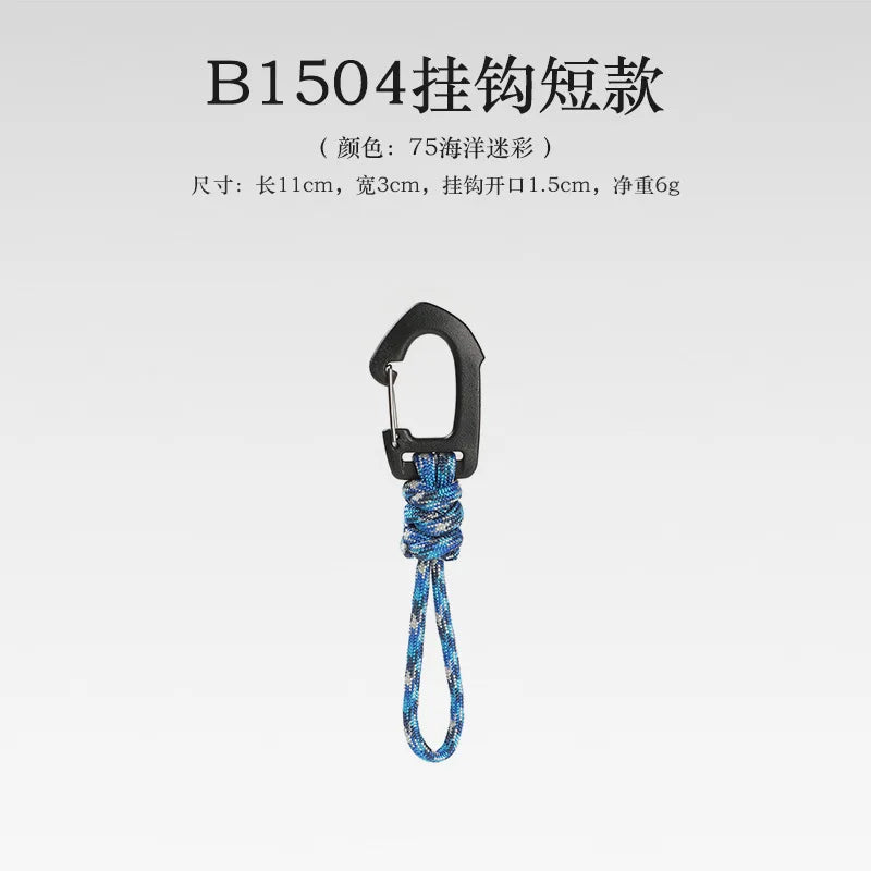New 1pc Plastic Carabiner Clip Keychain Outdoor Camping Hiking Climbing Snap Clip Lock Backpack Hanger Buckle Hook Color Random Peaceful Pleasures Health and Wellness H