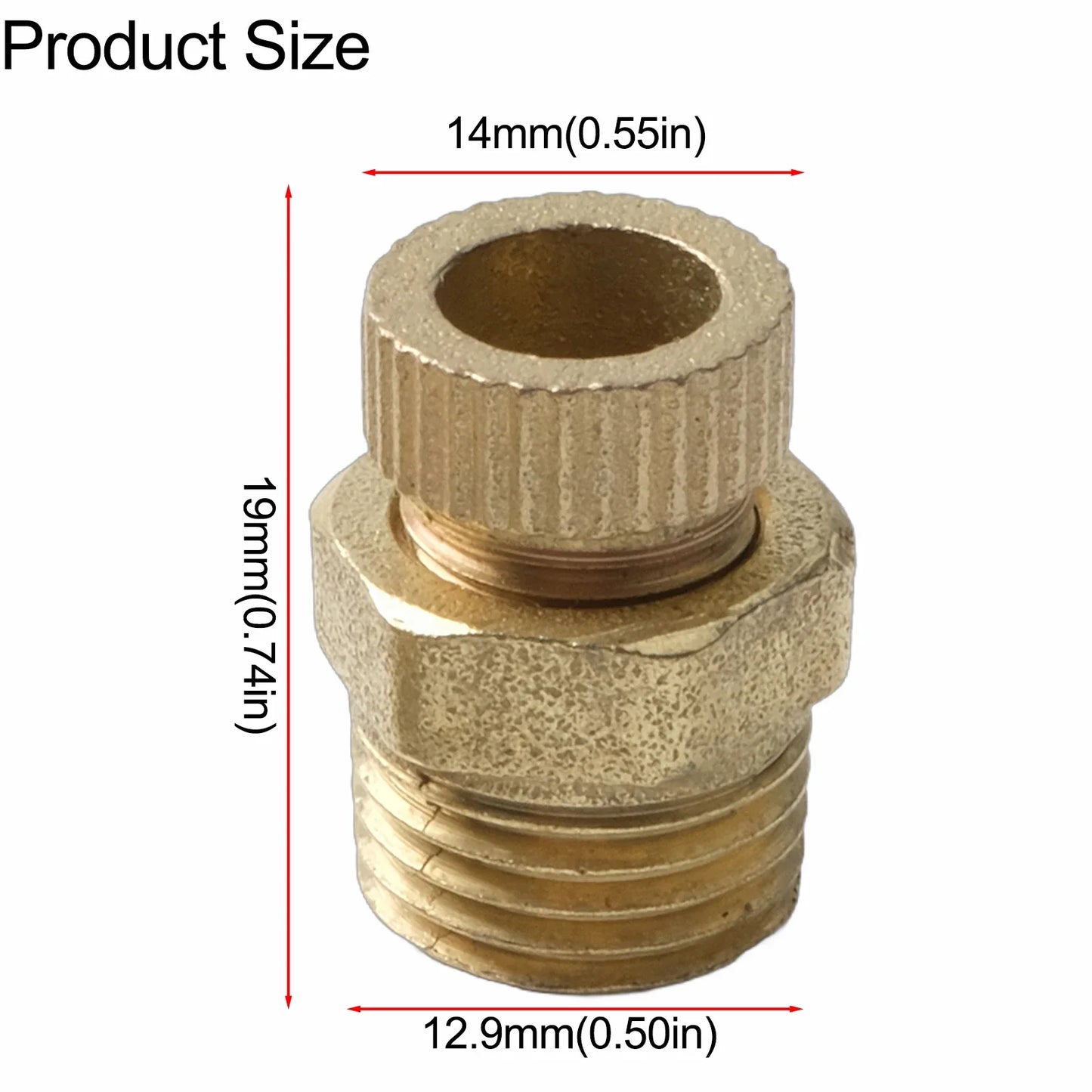 4-Pack Brass Air Compressor Drain Valve Screws – Tank Drain
