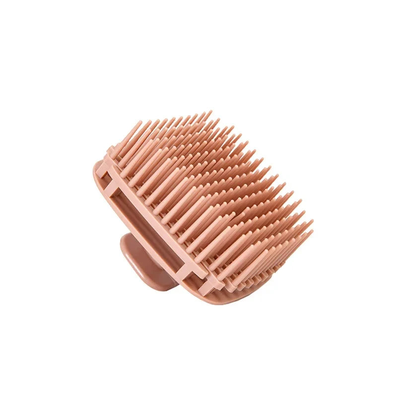 1pcs Silicone Shampoo Brush Head Scalp Massage Comb Hair Washing Comb Body Massage Shower Brush Salon Hairdressing Tool Peaceful Pleasures Health and Wellness