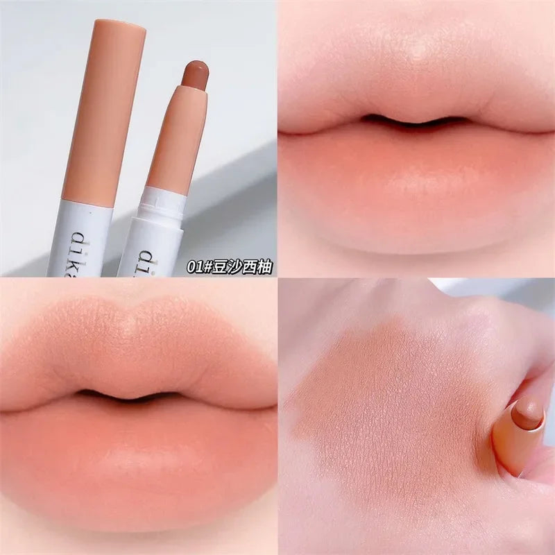 Waterproof Matte Lip Liner Pencil – Nude & Coral Pink, Long-Lasting