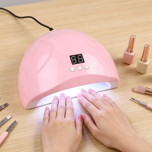 UV curing lamp professional nail art tools, used for drying nail glue - nail phototherapy equipment Peaceful Pleasures Health and Wellness