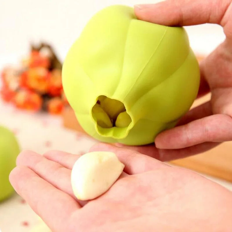 New Kitchen Garlic Peeler Garlic Puree Remover Silicone Garlic Peeler Manual Garlic Peeler Silicone Garlic Peeler Practical Tool Peaceful Pleasures Health and Wellness