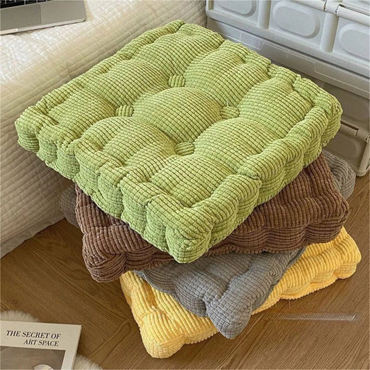 Thicken Square Corncob Tatami Seat Office Chair Cushion Soft Sofa for Home Floor Decor Textile Knee Pillow Office Outdoor Mat Peaceful Pleasures Health and Wellness
