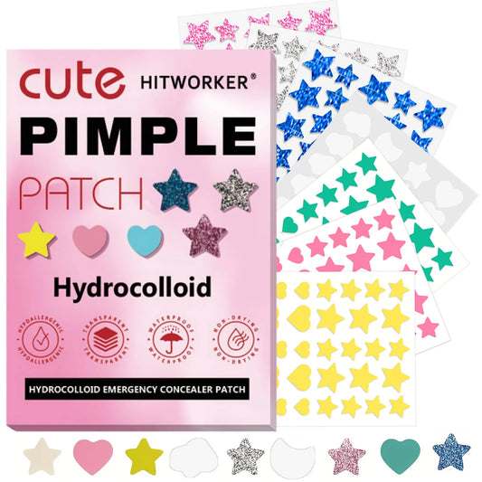 Invisible Hydrocolloid Acne Patches – Waterproof, All Skin Types Acne Patch Peaceful Pleasures Health and Wellness 260PCS