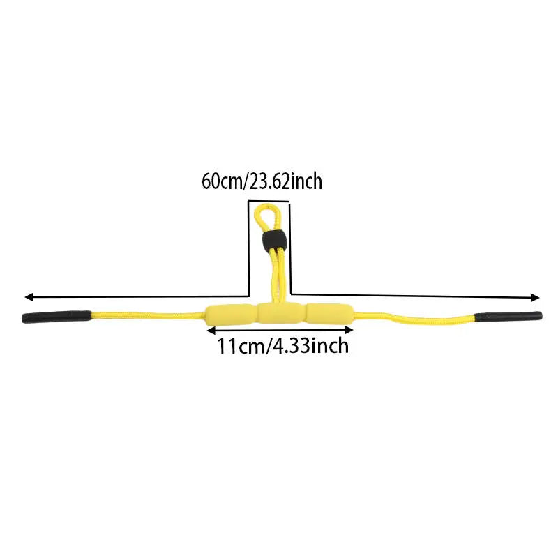 Adjustable Floating Glasses Strap Anti-Slip Glasse Retainer for Swimming Diving Water Sports Sunglasses Holder Lanyard Accessory Peaceful Pleasures Health and Wellness