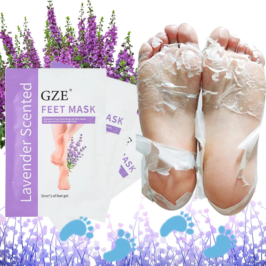 GZE Foot Peel Mask – Dead Skin & Callus Remover for Soft Feet