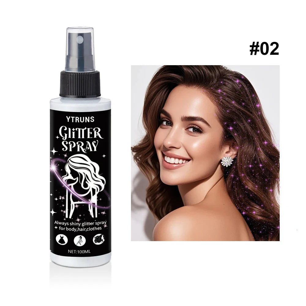 Radiant Glitter Highlighter Body Spray | Festivals & Parties