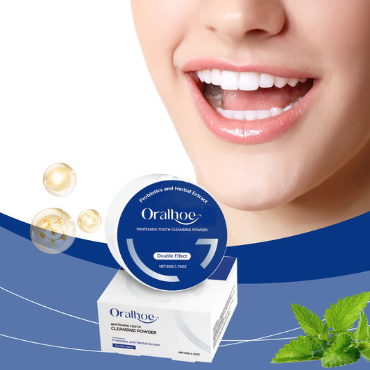Oralhoe Probiotic Tooth Whitening Powder | Stain & Enamel Repair Tooth Whitening Powder Peaceful Pleasures Health and Wellness