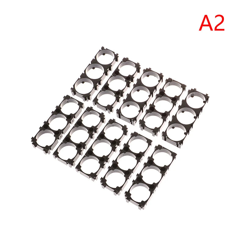 10Pcs 18650 Battery Holder Anti Vibration Holder Bracket Li-ion Cell Holder Cylindrical Plastic Case Battery Holder Peaceful Pleasures Health and Wellness 1X3