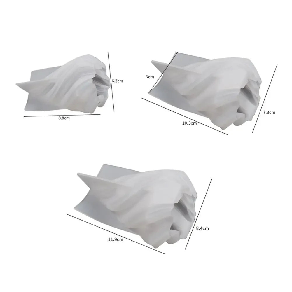 1pc 3D Geometric Pillar Candle Mold for DIY Candle Making - Aromatherapy Resin Molds for Home Art Decor Peaceful Pleasures Health and Wellness