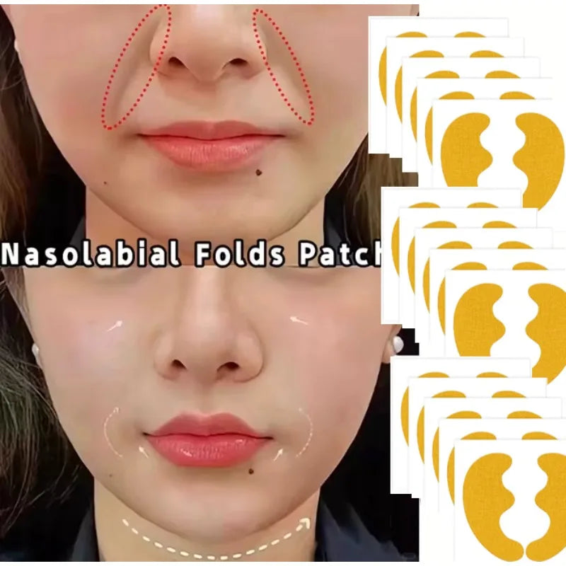 Nasolabial Folds Patch – Collagen & Hyaluronic Acid Firming Mask