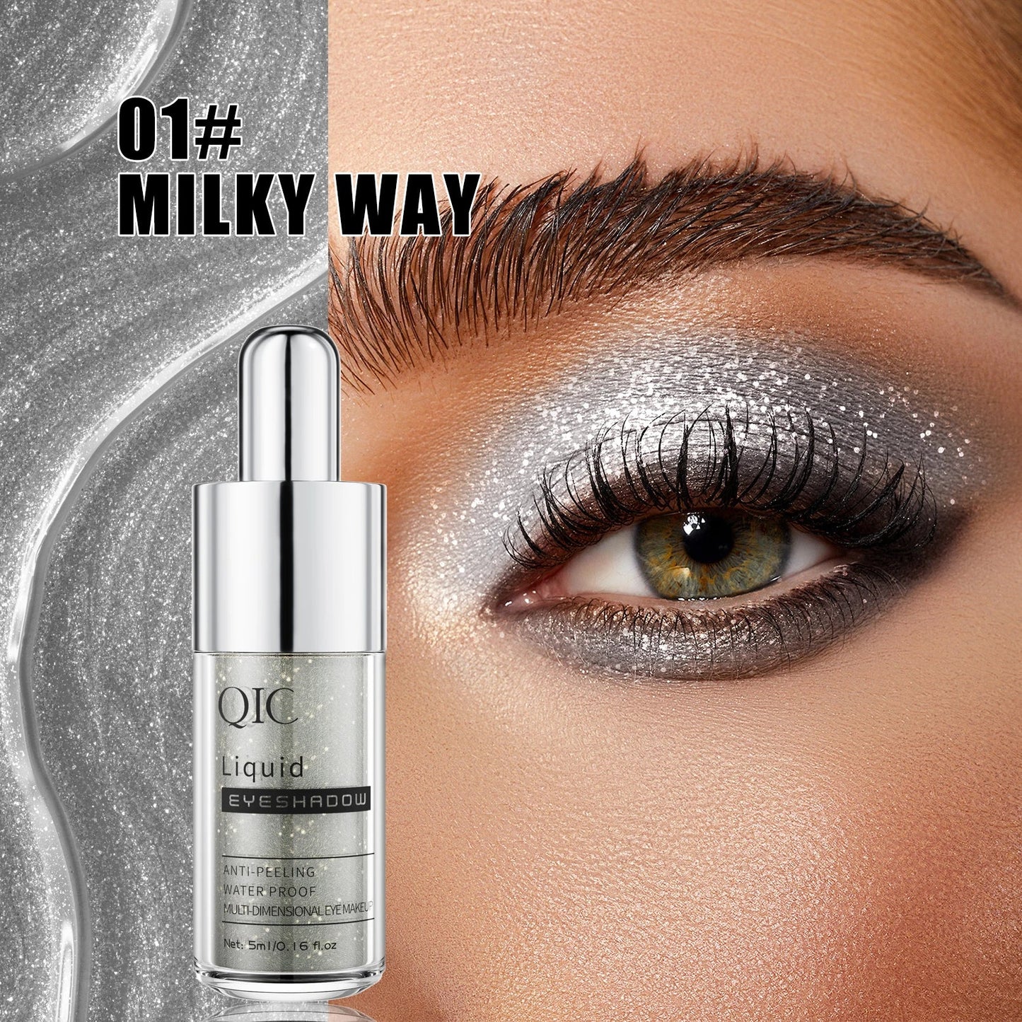 Diamond Sparkling Glitter Liquid Eyeliner – Waterproof & Quick Dry