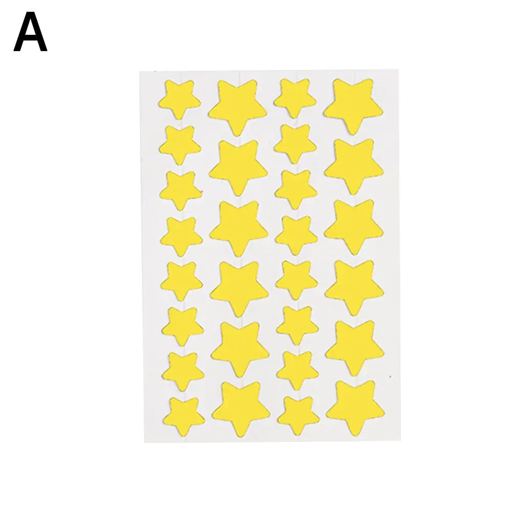 28-Piece Star-Shaped Acne Pimple Patches – Colorful & Invisible