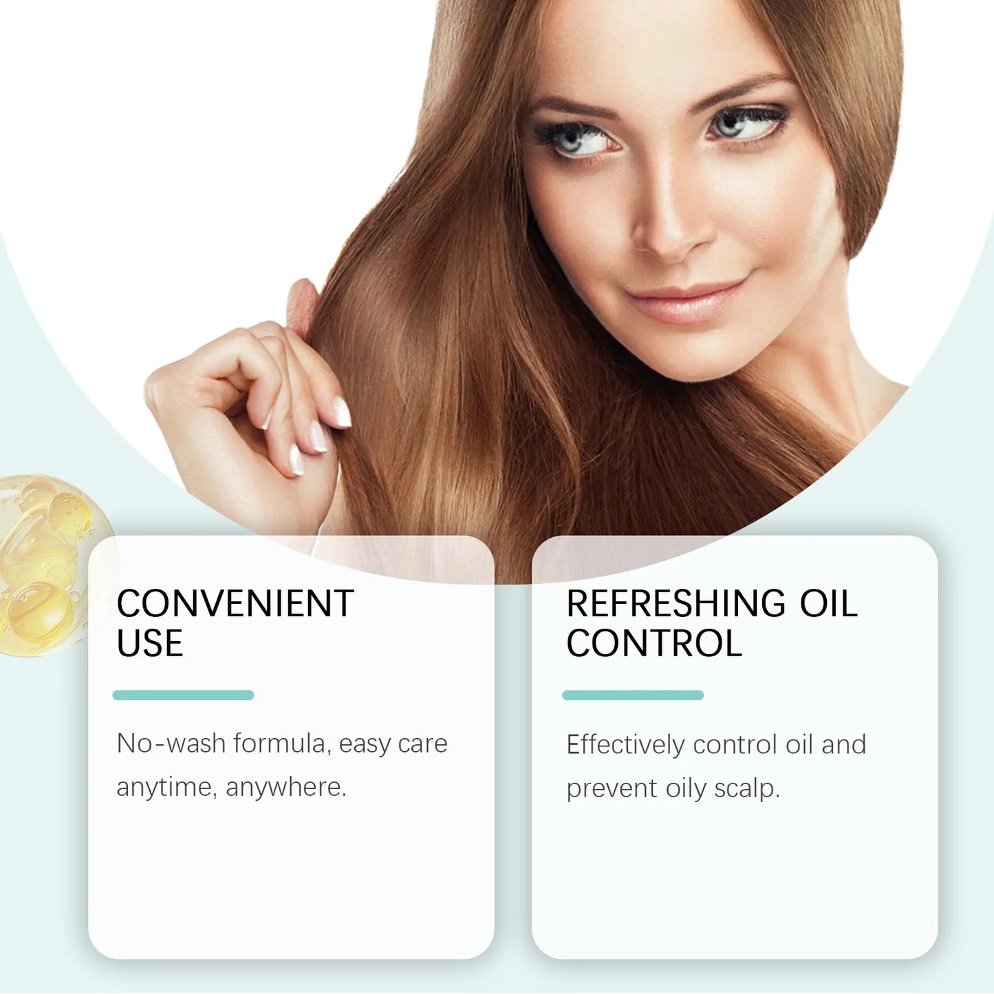 HOEGOA Sea Salt Hair Spray – No Wash, Oil Control & Shine