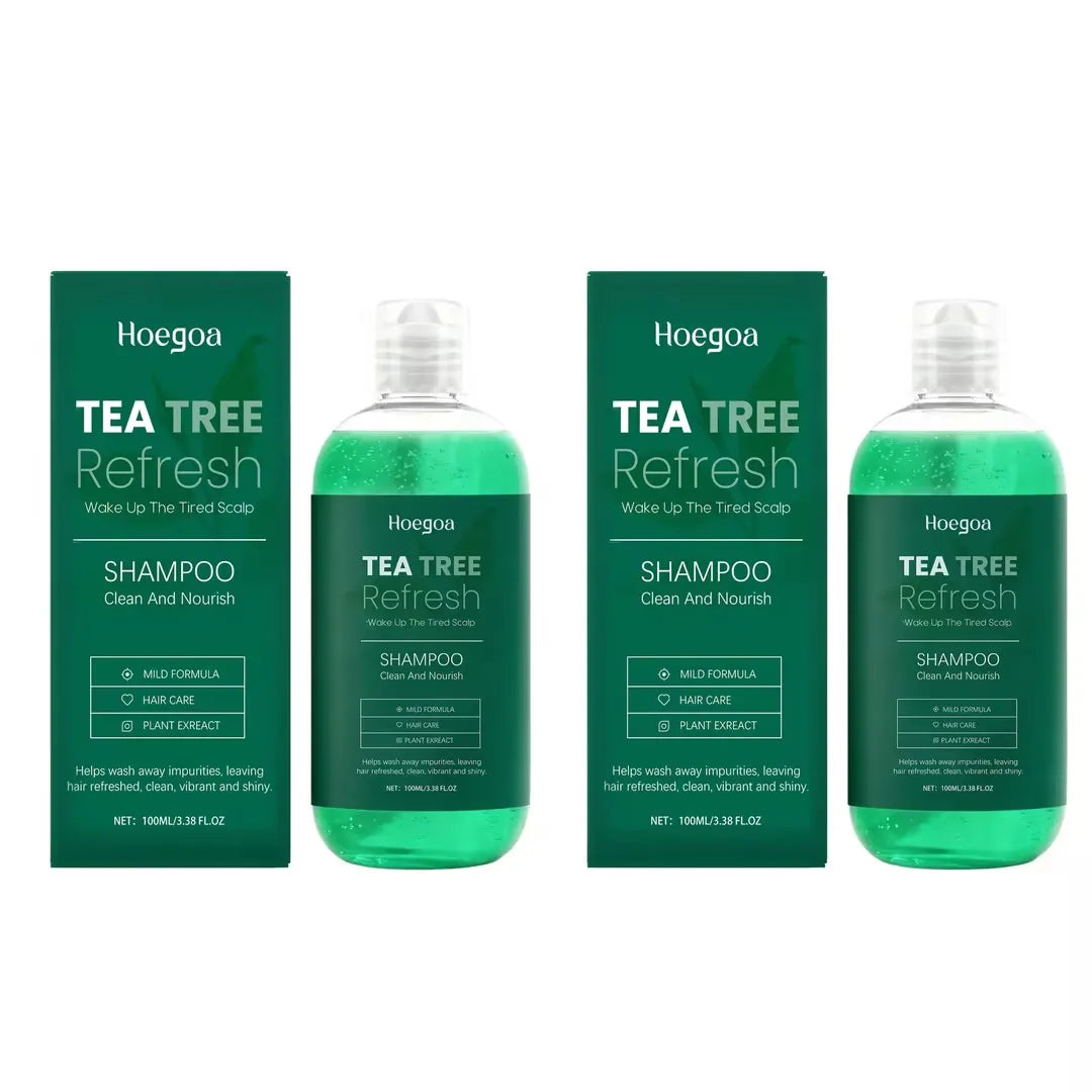 HOEGOA Tea Tree Oil Shampoo – Deep Clean & Anti-Dandruff 100ml