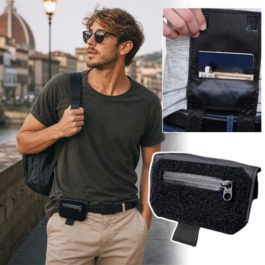 Slim Hidden Waist Belt Wallet – Anti-Theft Travel Pouch Travel Waist Wallet Oasis Select