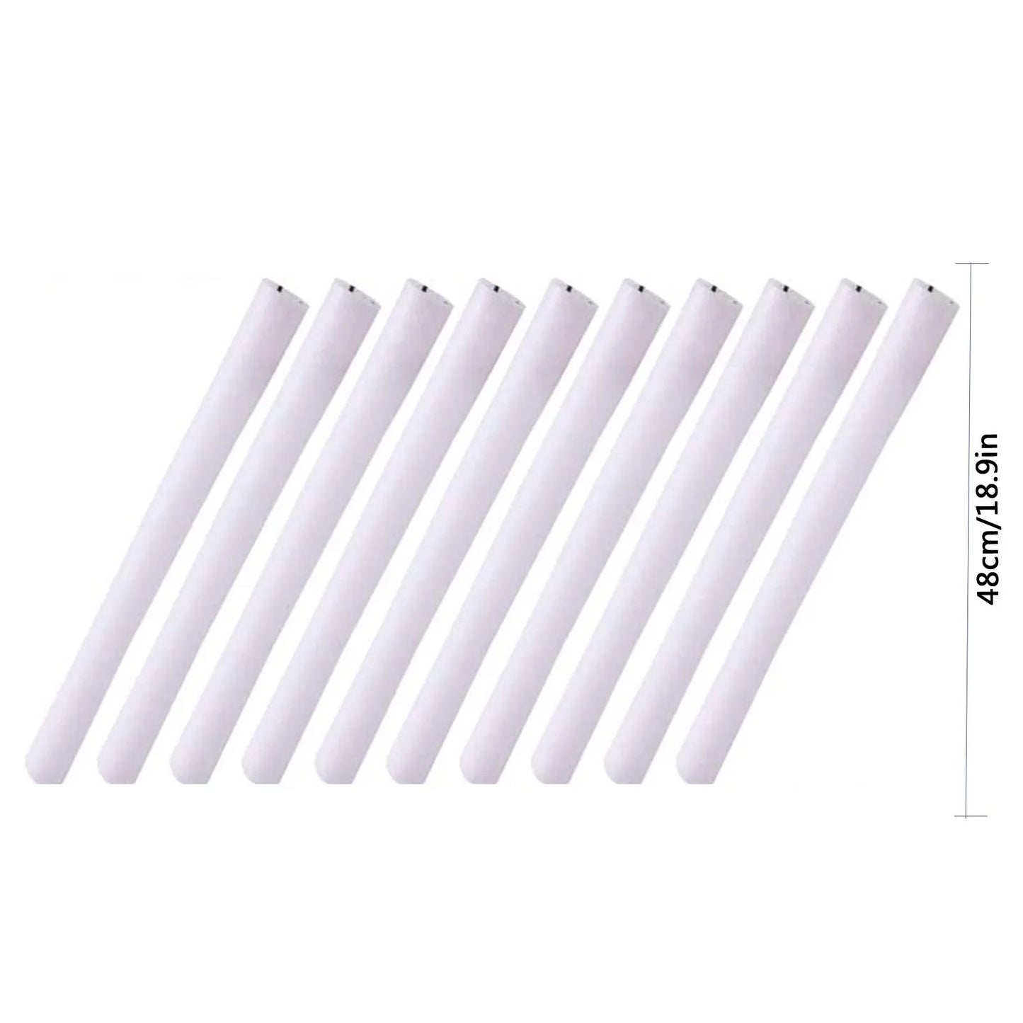 10-Pack LED RGB Glow Foam Sticks – Glow in the Dark Party